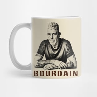 bourdain visual art Mug